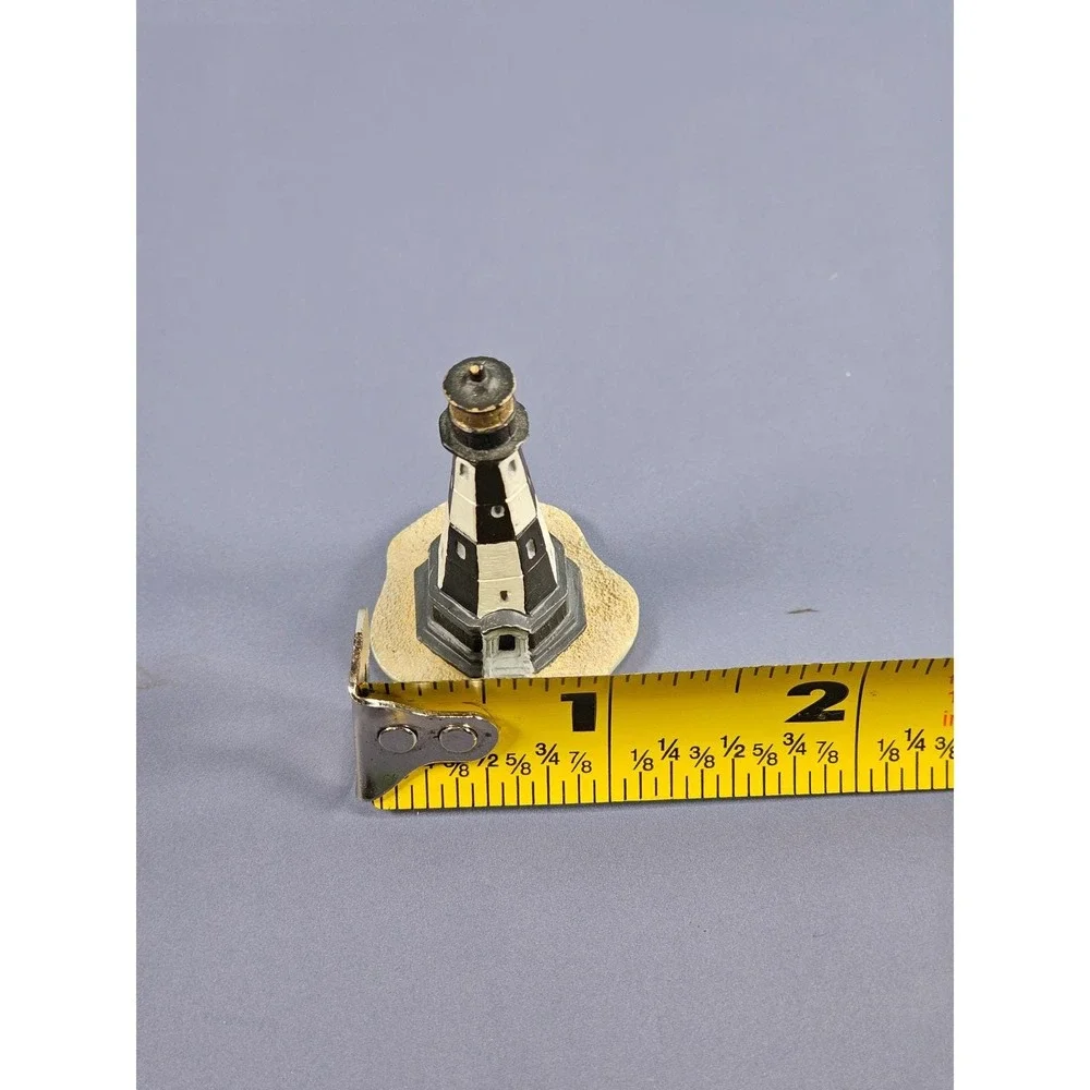 Vintage Cape Henry Lighthouse Thimble Miniature Souvenir 1.5 Inch